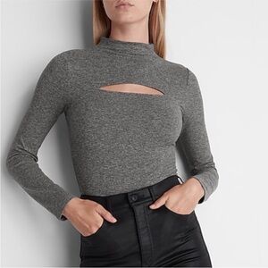 Express Body Contour Cozy Mock Neck
Cutout Bodysuit. Size medium. Like new.